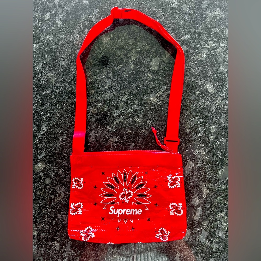 Supreme Bandana Tarp Side Bag